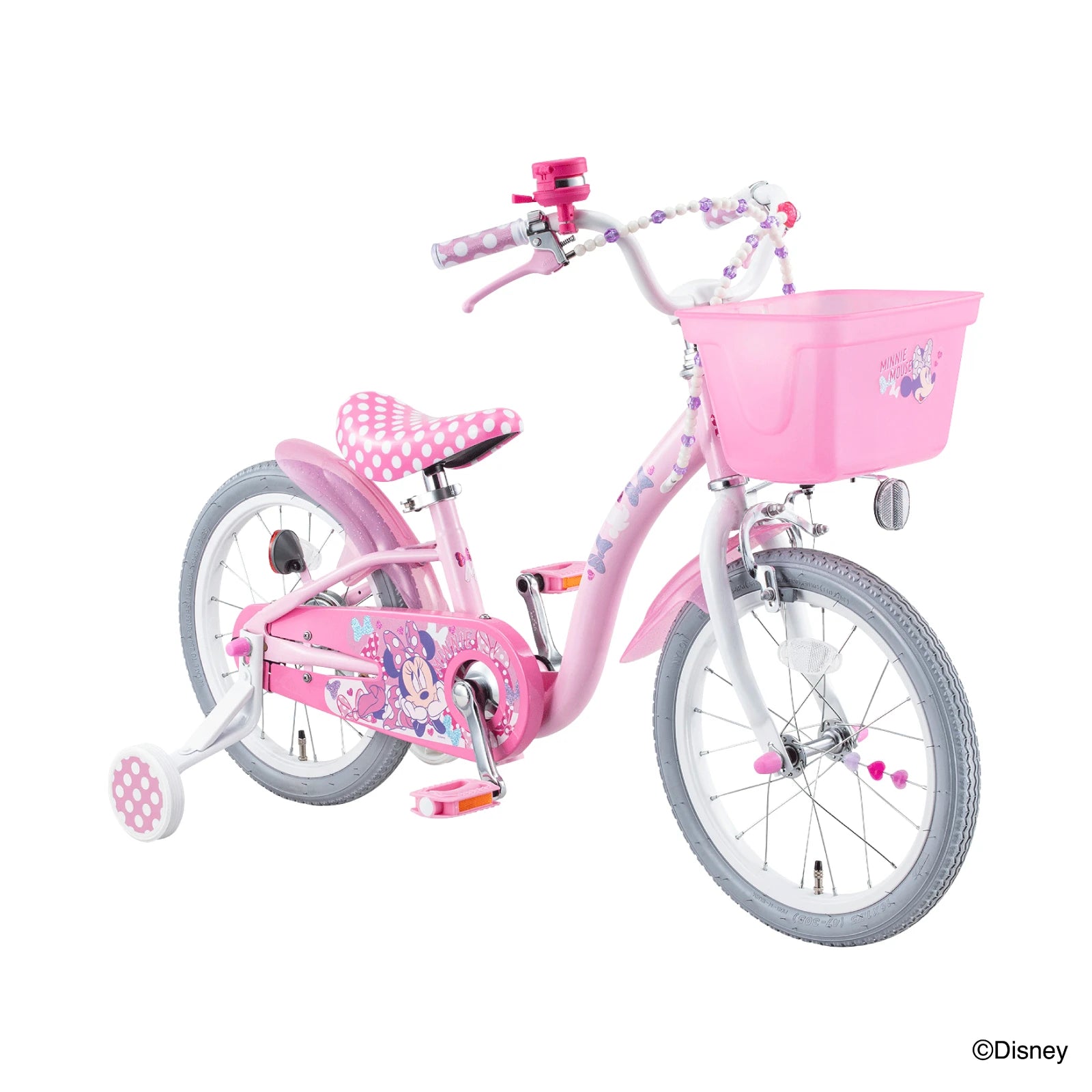 ミニーちゃん 幼児用ピンク自転車 水玉模様 日本非売品! ミニーマウス・ポルカドット S 16/18 – アイデス公式オンライン