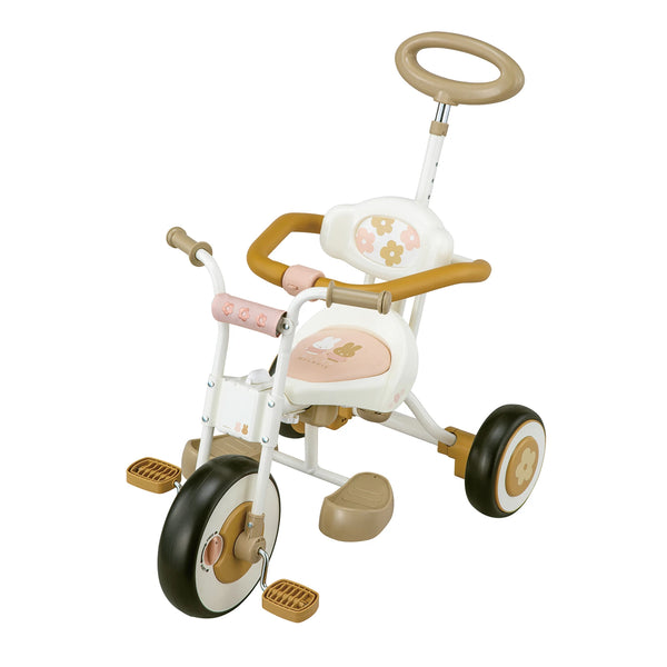 ミッフィー　三輪車 日よけ付き ナチュラルトライク ミッフィー＆メラニー（完売） – アイデス公式