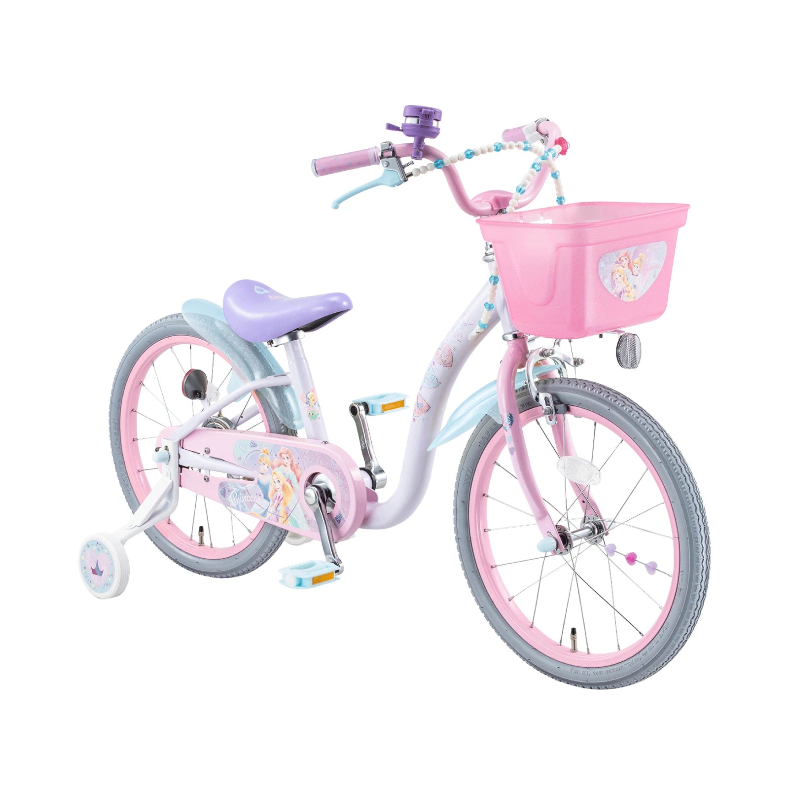 【6/18まで出品】幼児用自転車 ピンク プリンセス 18インチ　ヘルメット付き オンライン限定月替わりセール】18インチ 身長98～131cm 子供用